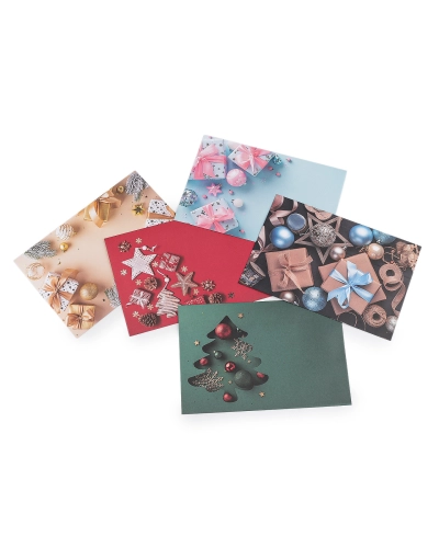 Vianočná obálka na peniaze 12x17,5 cm - 100 ks | Mimib