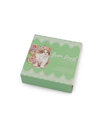 Washi ozdobná lepiaca páska vintage sada - 1 sada | Mimib