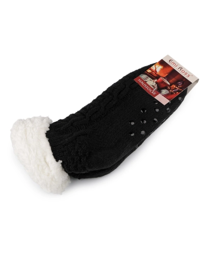 Ponožky zimné s protišmykom, krátke - 1 pár | Mimib