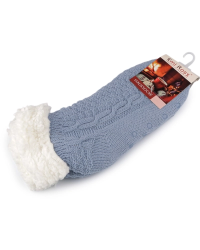 Ponožky zimné s protišmykom, krátke - 1 pár | Mimib