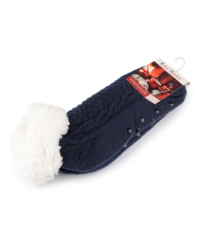 Ponožky zimné s protišmykom, krátke - 1 pár | Mimib