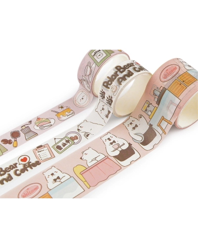 Washi ozdobná lepiaca páska detské motívy sada - 1 krab. | Mimib