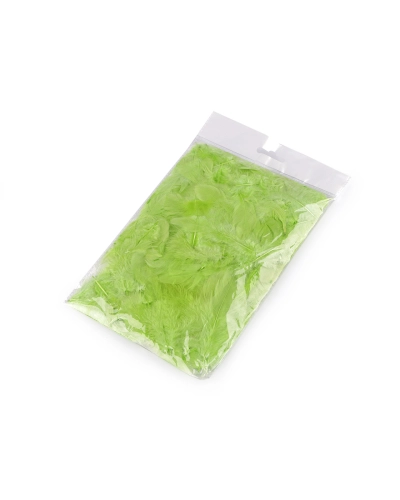 Slepačie perie dĺžka 5-10 cm - 1 sáčok | Mimib