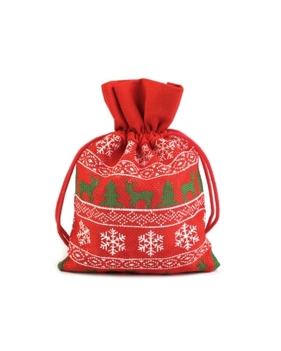 Vianočné darčekové vrecúško 10x15 cm - 1 ks | Mimib