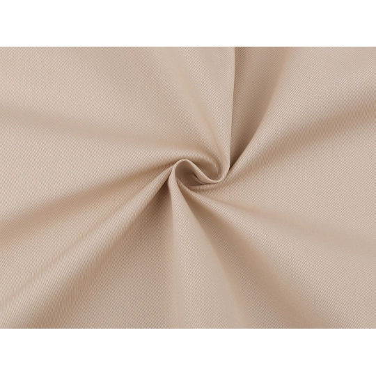 Bavlnená látka / plátno jednofarebné s keprovou väzbou - 1 m | Mimib