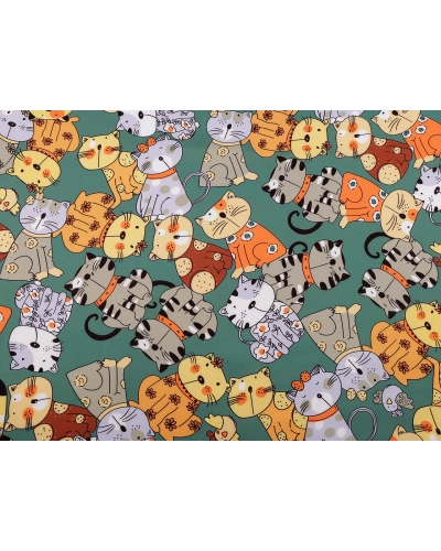 Látka PES s potlačou mačky - 1 m | Mimib