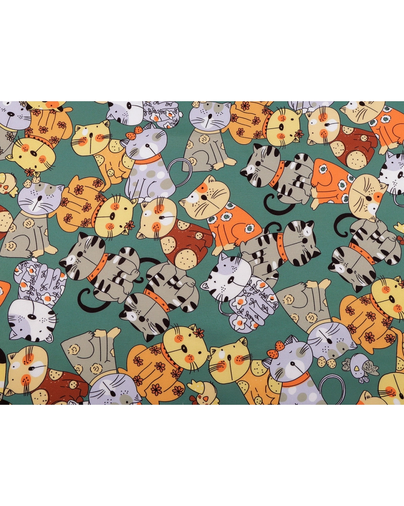 Látka PES s potlačou mačky - 1 m | Mimib