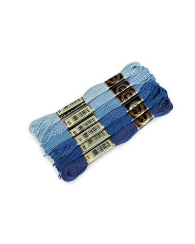 Priadza vyšívacia typ mouline AIRO sada odtieňov 6 ks/8 m - 6 ks | Mimib