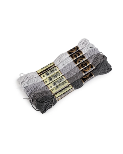 Priadza vyšívacia typ mouline AIRO sada odtieňov 6 ks/8 m - 6 ks | Mimib