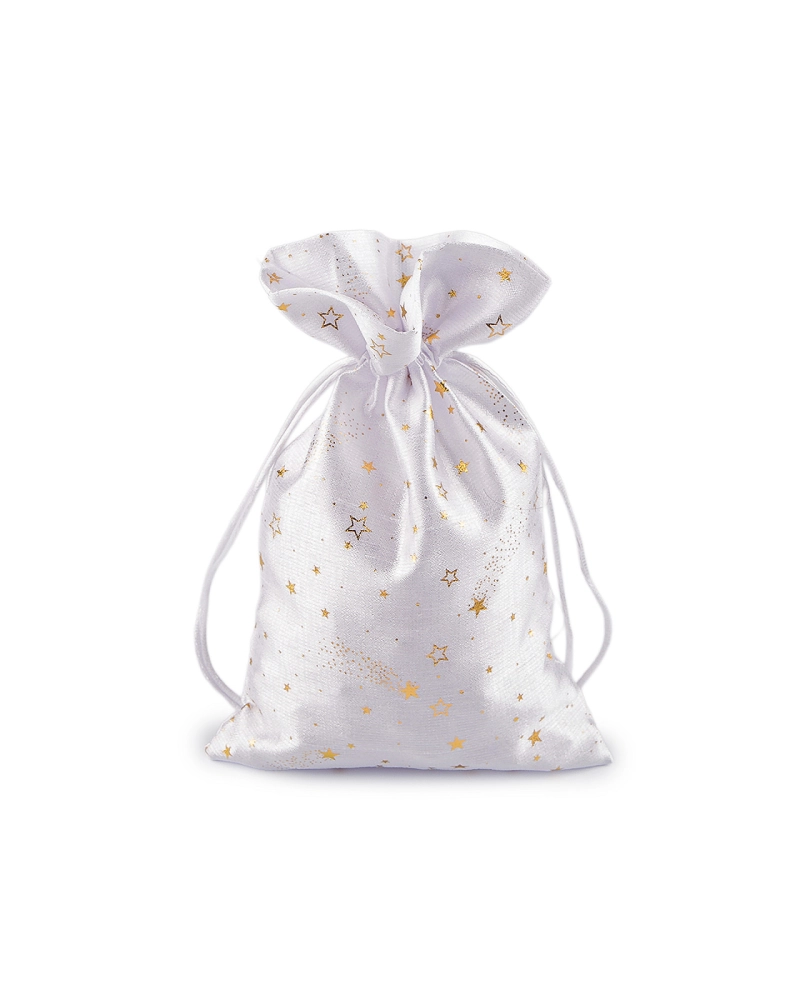 Vianočné darčekové vrecúško hviezdy 20x30 cm - 1 ks | Mimib