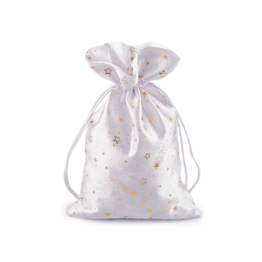Vianočné darčekové vrecúško hviezdy 20x30 cm - 1 ks | Mimib