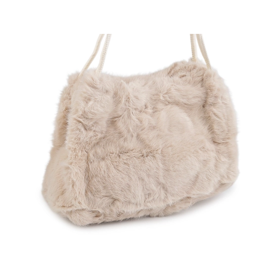 Kožušinová kabelka 28x19 cm - 1 ks | Mimib