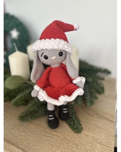 Mimib BOX, sada na háčkovanie Mikulášsky Zajko | Mimib