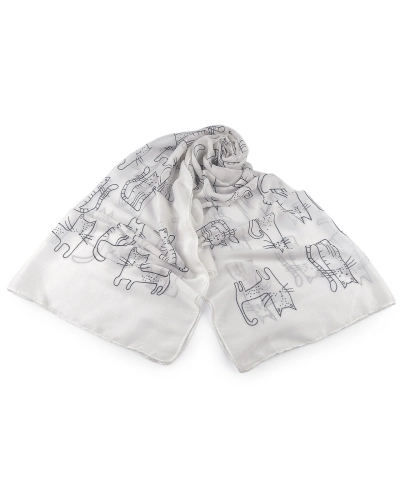 Letná šatka / šál mačky 70x180 cm - 1 ks | Mimib