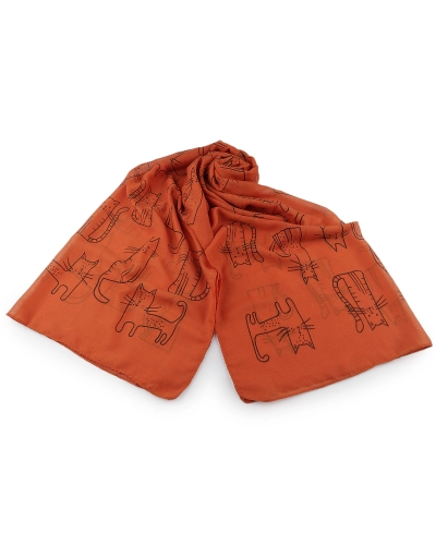 Letná šatka / šál mačky 70x180 cm - 1 ks | Mimib