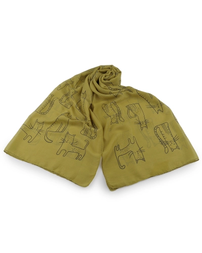 Letná šatka / šál mačky 70x180 cm - 1 ks | Mimib