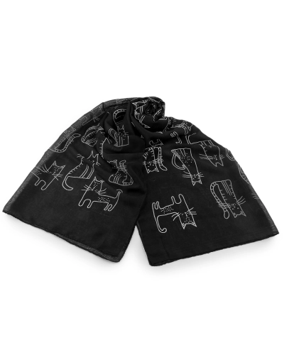 Letná šatka / šál mačky 70x180 cm - 1 ks | Mimib