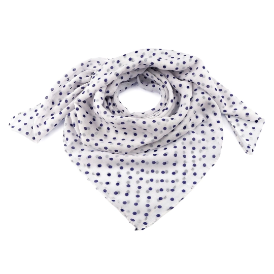 Šatka s bodkami 85x90 cm - 1 ks | Mimib