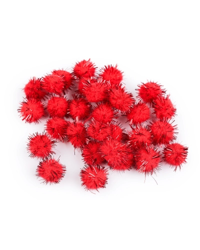 Bambulky s lurexom Ø15 mm - 1 sáčok | Mimib