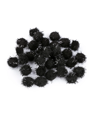 Bambulky s lurexom Ø15 mm - 1 sáčok | Mimib