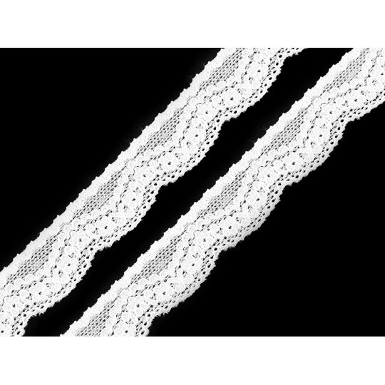 Elastická čipka šírka 25 mm - 25.2 m | Mimib