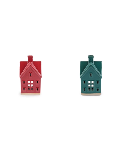 Keramická chalúpka / domček na sviečku - 1 ks | Mimib