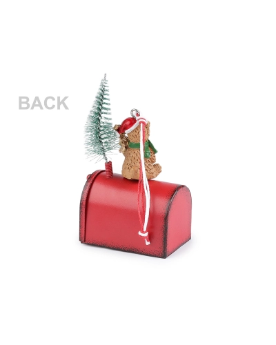 Vianočná kovová poštová schránka na zavesenie - 1 ks | Mimib