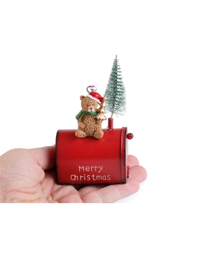 Vianočná kovová poštová schránka na zavesenie - 1 ks | Mimib