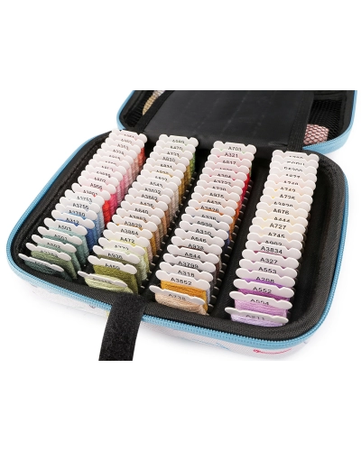 Súprava vyšívania v kufríku / mouline a pomôcky AIRO - 1 sada | Mimib