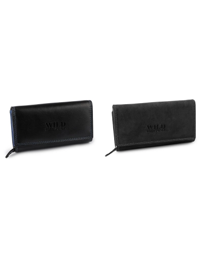 Dámska kožená peňaženka 9,5x17 cm - 1 ks | Mimib