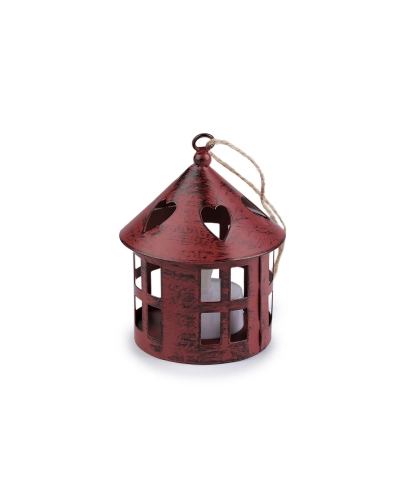 Kovový lampáš svietiaci na zavesenie - 1 ks | Mimib