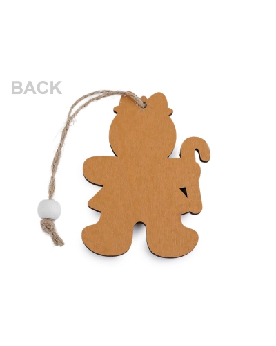 Vianočné drevené perníčky na zavesenie - 2 ks | Mimib