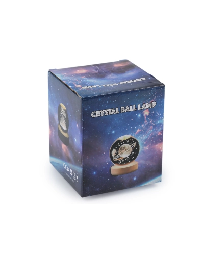 LED svietiaca sklenená guľa Ø10 cm - 1 ks | Mimib