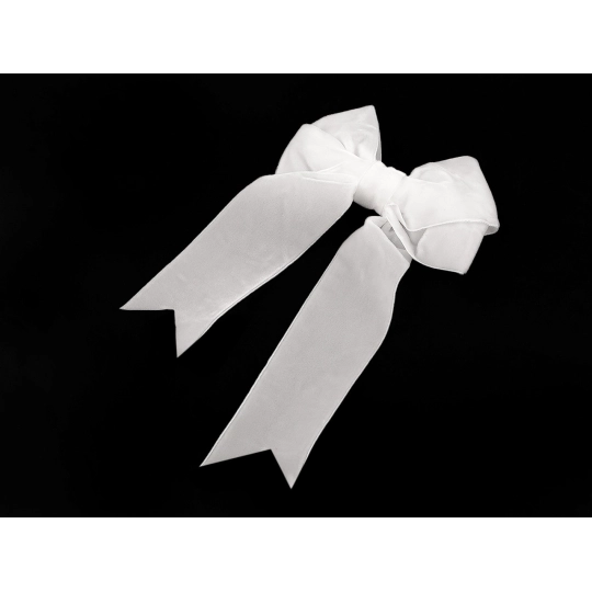 Vianočná mašľa zamatová dvojitá 13x18 cm - 6 ks | Mimib