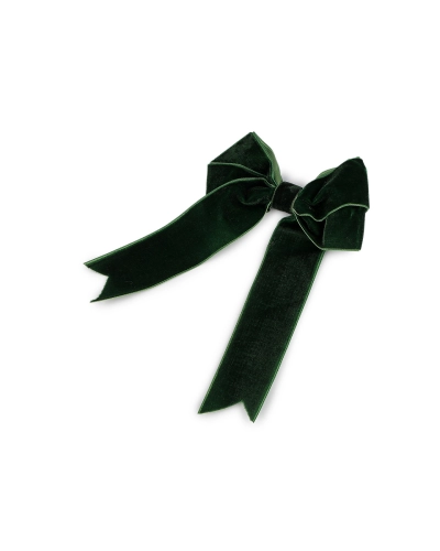 Vianočná mašľa zamatová dvojitá 13x18 cm - 6 ks | Mimib