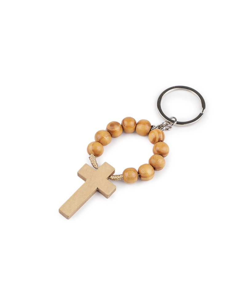 Prívesok na kľúče / kabelky desiatok drevený - 1 ks | Mimib