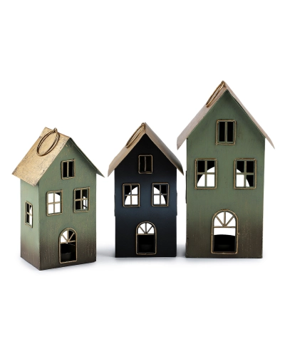 Kovový domček na sviečku - 1 ks | Mimib