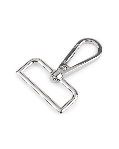 Karabína kovová otočná, prievlak 38 mm - 1 ks | Mimib