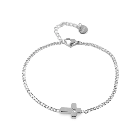 Náramok z nerezovej ocele krížik - 1 ks | Mimib