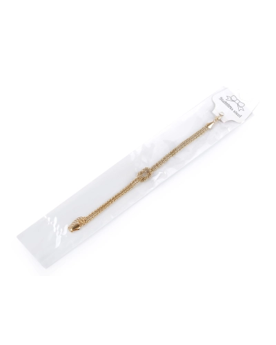 Náramok z nerezovej ocele dvojitý s uzlom - 1 ks | Mimib