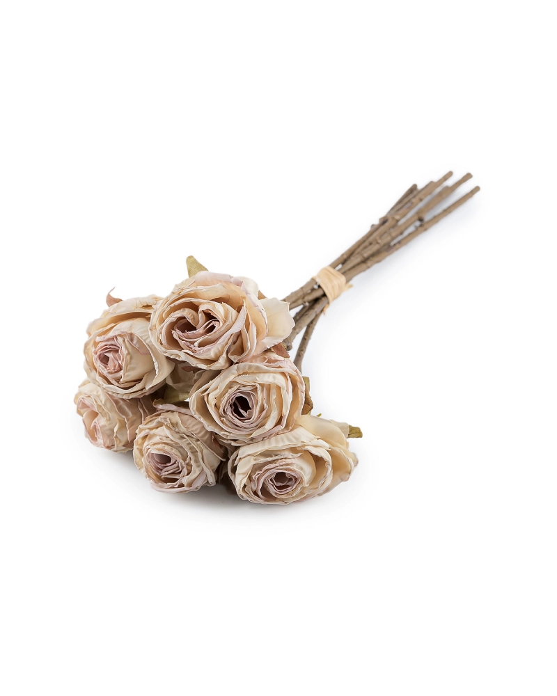 Umelá ruža vintage zväzok - 1 zväzok | Mimib