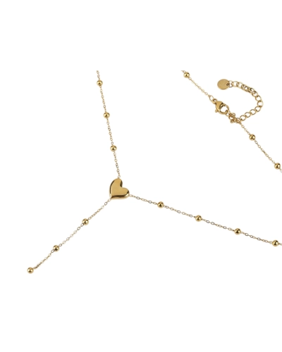 Náhrdelník z nerezovej ocele srdce - 1 ks | Mimib