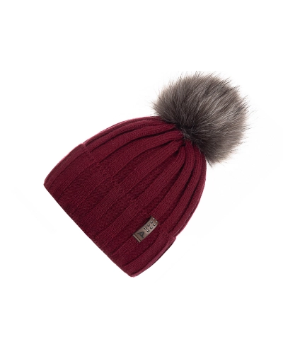 Dievčenská zimná čiapka s brmbolcom - 1 ks | Mimib