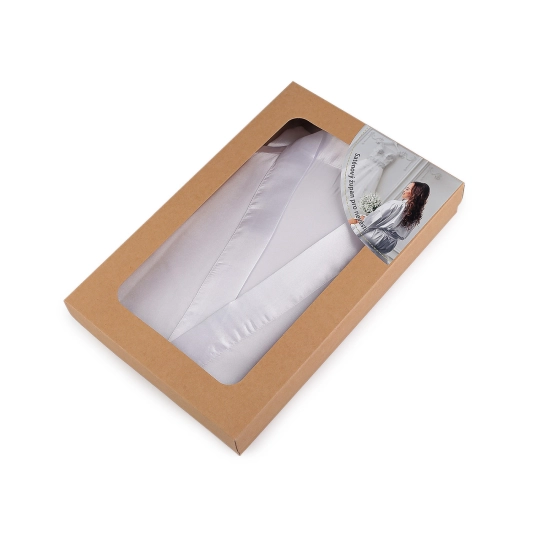 Saténový župan pre nevesty - 1 ks | Mimib