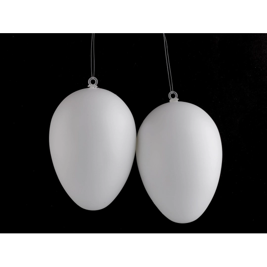 Plastové vajce 6,3x8,8 cm so závesom - 2 ks | Mimib