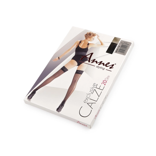 Dámske pančuchy samodržiace 20 den - 1 pár | Mimib