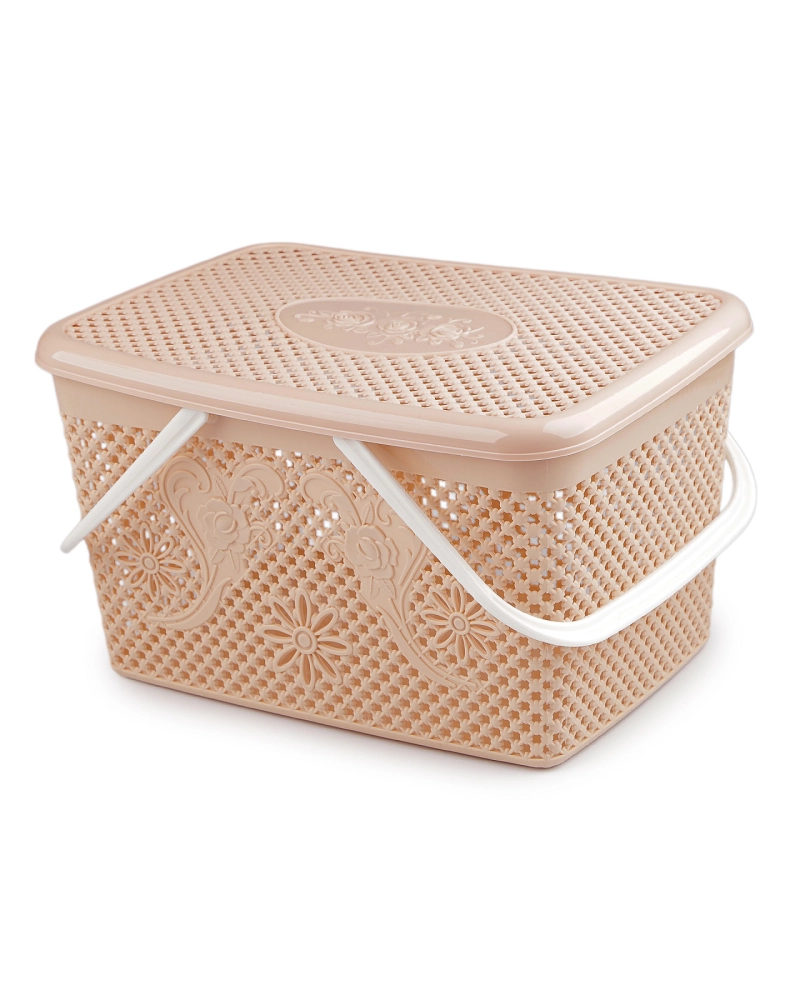 Plastový košík s vekom 20x35 cm - 1 ks | Mimib