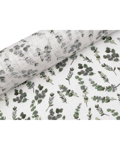 Bavlnená plienkovina / mušelín lístočky - 1 m | Mimib