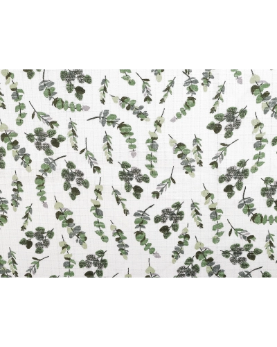 Bavlnená plienkovina / mušelín lístočky - 1 m | Mimib