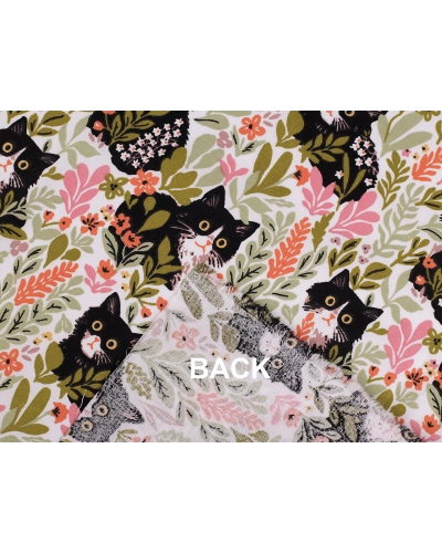 Bavlnená látka / plátno mačky - 1 m | Mimib